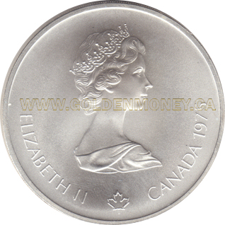 1976 Olympic 10 Canadian Dollar Silver Coin 1976 Olympic 10 Canadian Dollar Silver Coin