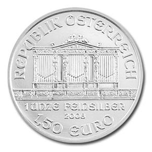 1 oz Philharmonic 999+ Silver Coin 1 oz Philharmonic 999+ Silver Coin
