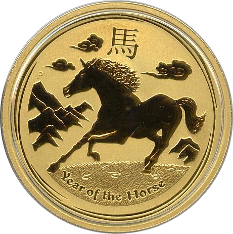 1 troy ounce 9999 2014 Year of Horse Gold Coin Perth Mint 1 troy ounce 9999 2014 Year of Horse Gold Coin Perth Mint