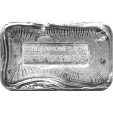 GoldenMoney 5 troy ounce 999 Poured Silver Bar GoldenMoney 5 troy ounce 999 Poured Silver Bar