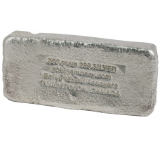 GoldenMoney 500g 999 Poured Silver Bar