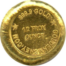 GoldenMoney 1/2 troy ounce 9999 Gold Round GoldenMoney 1/2 troy ounce 9999 Gold Round