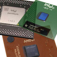 Green Brown Black Fiber CPU