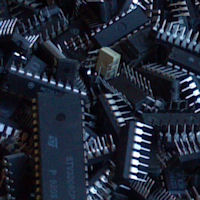 ICs Black Computer Chips Scrap Recycling